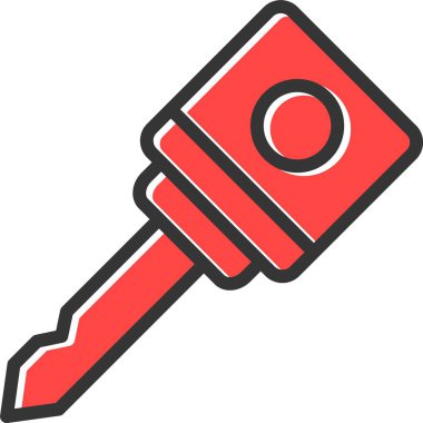 Anahtar Simgesi, Basit Web Vektörü İllüstrasyonu