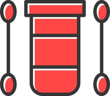 Tıp simgesi, vektör illüstrasyonu