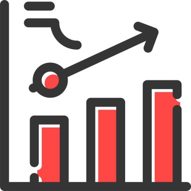 grafik grafik simgesi düz biçimli