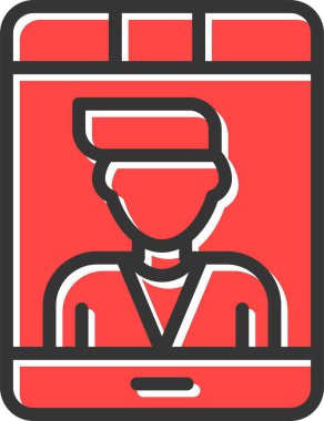 Tüketici Elektronik Simgesi, Basit Web Vektör İllüstrasyonu