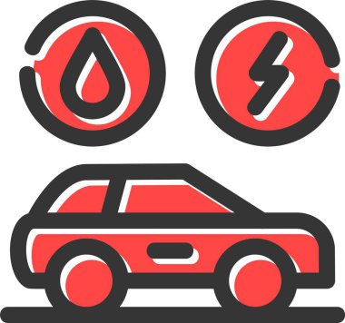 Oto yıkama vektör çizim