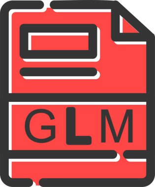 GLM Icon, Simple Web Vector Illustration clipart