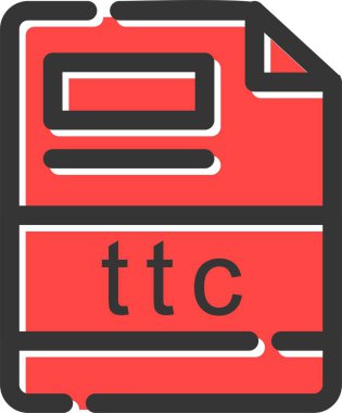 dosya biçimi simgesi, vektör illüstrasyonu