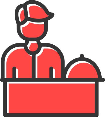 Yiyecek tedarikçisi Erkek Simgesi