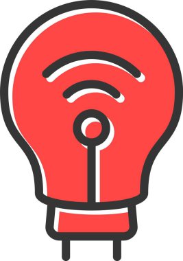 Uydu. Web simgesi basit illüstrasyon