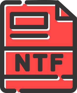 Dosya simgesinin vektör illüstrasyonu