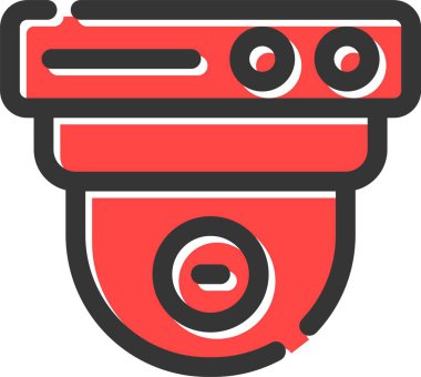 robot. Web simgesi basit illüstrasyon