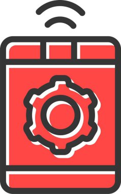 Akıllı Ayar Simgesi, Basit Web Vektörü İllüstrasyonu