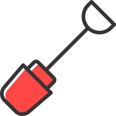 Kürek. Web simgesi basit tasarım