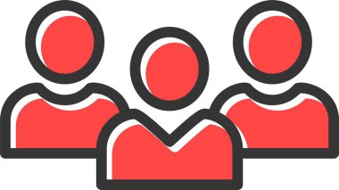 iş dünyası takım çalışması insanları simgesi