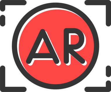 vektör harfi r simgesi