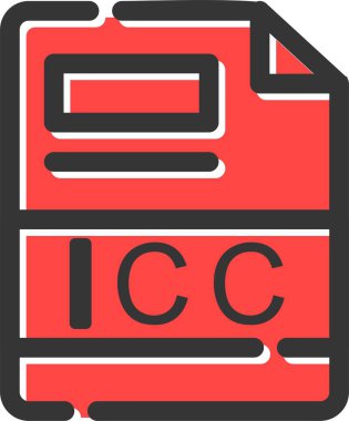 ICC Simgesi, Basit Web Vektörü İllüstrasyonu