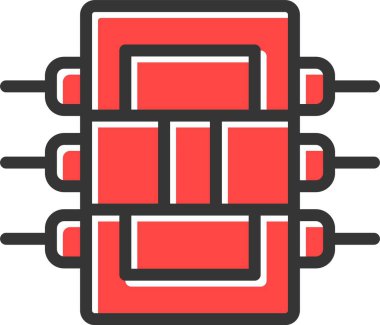 ICC Simgesi, Basit Web Vektörü İllüstrasyonu