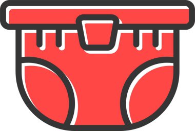 Bir kalp simgesinin vektör illüstrasyonu