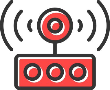 Özerk Simge, Basit Web Vektörü İllüstrasyonu