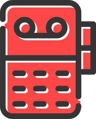 makine robot simgesi ana hat biçiminde