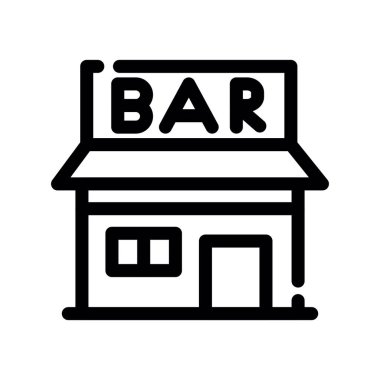 çubuk simgesi vektör illüstrasyonu