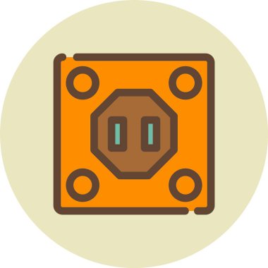 Güvenli ikon. Beyaz arkaplanda izole edilmiş web tasarımı için güvenli vektör simgelerinin basit çizimi