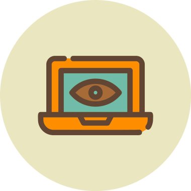 Web simgesi vektör illüstrasyonu