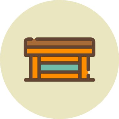 Çekmecelerin vektör sandığı ico