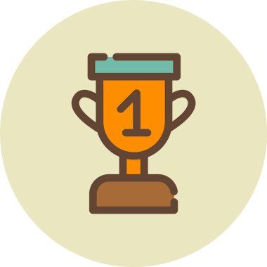 Bardak. Web simgesi basit illüstrasyon