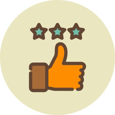 Müşteri değerlendirme simgesi