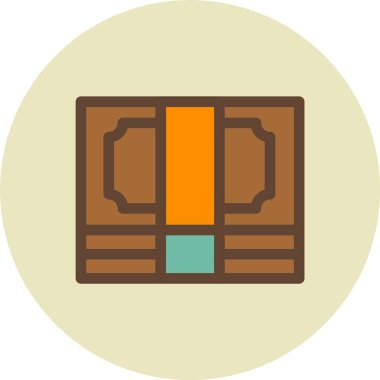 Modern bir simgenin vektör illüstrasyonu