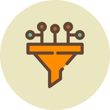 Modern simgenin vektör illüstrasyonu