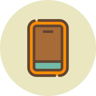 mobile phone. web icon simple design