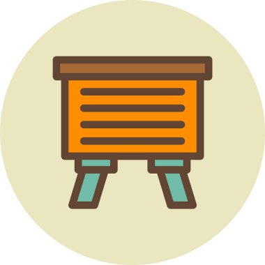 Namlu vektör simgesi modern basit vektör illüstrasyonu