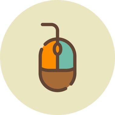 Kahve çekirdeği ikonu. Vektör illüstrasyonu