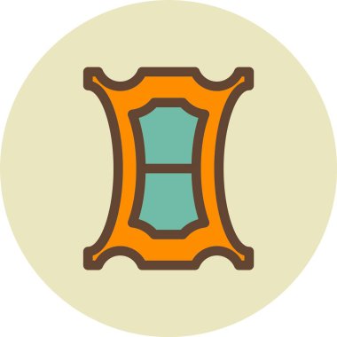 güzel vintage vektör simgesi