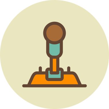 Karıştırıcı simgesinin vektör illüstrasyonu