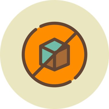 kutu simgesi vektör illüstrasyonu