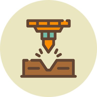 İnşaat testeresi ikonu. Web için basit yapılandırma testeresi vektör simgeleri