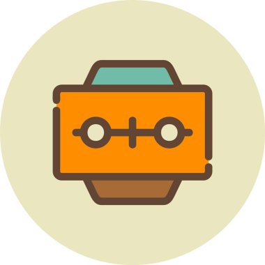 araba simgesi vektör illüstrasyonu