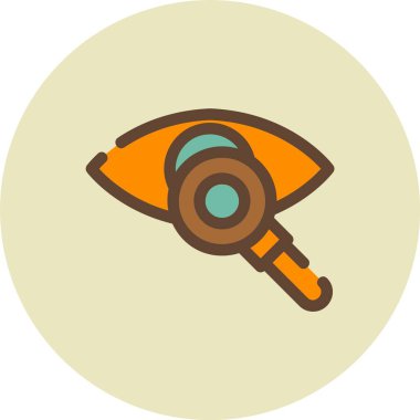 Çizgi film simgesinin vektör çizimi