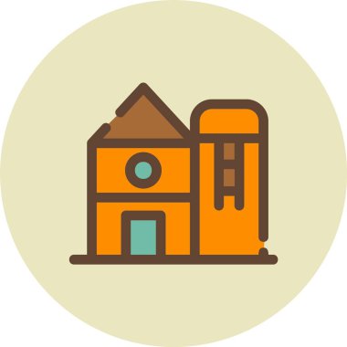 tren istasyonu ikon vektör illüstrasyonu