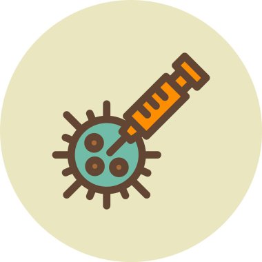 Virüs. Web simgesi basit illüstrasyon