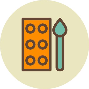 kalem simgesi vektör illüstrasyonu