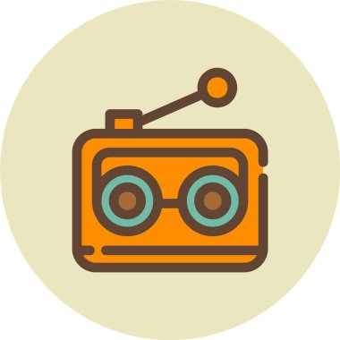 Kamera. Web simgesi basit illüstrasyon