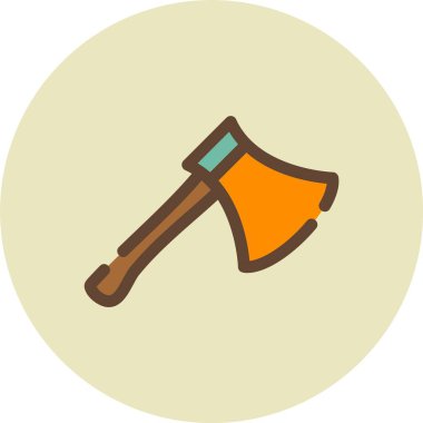 Balta. Web simgesi basit illüstrasyon