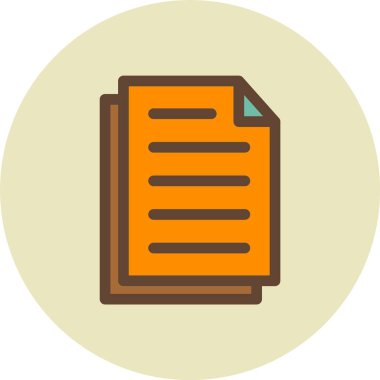 Vektör Defteri Simgesi illüstrasyonu