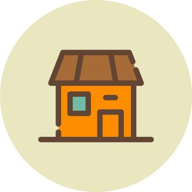 ev vektörü simgesi modern basit illüstrasyon