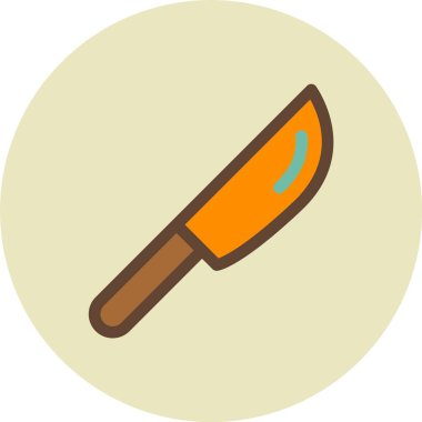 Bir fırça ve fırçanın vektör çizimi