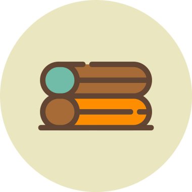 Kitaplar. Web simgesi vektör illüstrasyonu