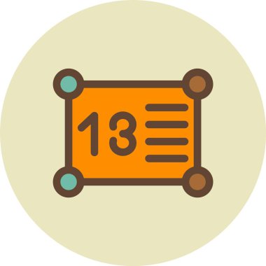 Takvim simgesi vektör illüstrasyonu