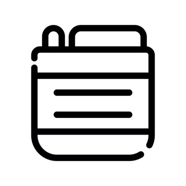 kitap vektörü ince çizgi simgesi