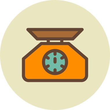 Gıda ikonu yiyeceklerinin vektör illüstrasyonu