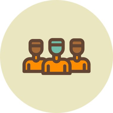 insanlar simge vektör illüstrasyonu